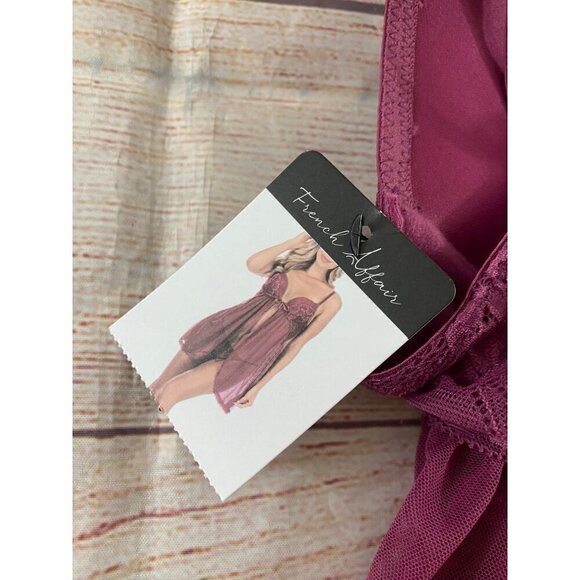 NWT French Affair Women's Sheer Front Closure Cami - Small - Picture 10 of 13